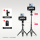 Support de télescope de qualité allemand Casollen Téléphone mobile Mobile Position Position Handheld Desktop Dual-Use Semiconductor Radiateur Portable 9928 Bracket + Clip de téléphone mobile double face + téléphone mobile Bluetooth