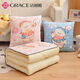 Jie Liya Pillow Quilt Office Nap Pillow Bedside Elementary School Student Nap Pillow Quilt Two-in-One Snow Baby