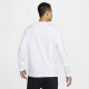 Nike (NIKE) official men's long-sleeved basketball T-shirt for winter new pure cotton retro sports embroidery soft HF6198 100 white s