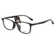 Slova Square Cadre Myopia Lunettes Frame et femmes Gris transparent Gris Black Frame de verres à frame anti-bleu SF677 SF677 Cadre C16 noir brillant + Wanxin 1,67 Lument asphérique Light Anti-Blue