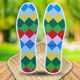 2024 new printed cotton cloth hand-embroidered cross-stitch insole semi-finished product embroidered by men and women Rose red 683 Whatever you want come true 43 size