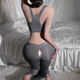 Pantalon de requins pour femmes portant une taille haute, le ventre et la hanche à la hanche 2024 Nouveaux leggings noirs Barbie Yoga Pantal