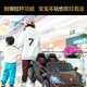 WORK BABY保时捷双人婴儿童电动汽车四轮超大可坐大人小孩宝宝遥控玩具童车 标配粉色+自驾+遥控+硬轮 超威电瓶