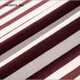 Lacoste French Crocodile Women's Clothing 24 Autumn New Round Neck Fashion Fashion Stripe Camiseta de manga larga TF9207 Iby /Crimson Red 34 /155