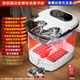 Royalstar foot bath bucket heated foot bath foot bath automatic massage electric foot bath constant temperature smart fumigation household high and deep bucket elderly birthday gift for parents Knob foot action luxury heightening-constant temperature and rapid heating-fumigation bath-medicine bag
