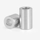 Bingneng metal aluminum sleeve gasket shaft sleeve aluminum alloy sleeve thickened round flat washer model screw spacer isolation column 6.5*outer diameter 20*8 10 pcs