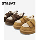 Saturday children's shoes, children's plush fur shoes, autumn and winter new girls' thickened warm cotton shoes, boys' lambswool boots, Nuanyangtuo 28, inner length of shoes 18.3cm/suitable for feet 17.5cm long
