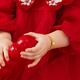 Liufu bijoux fumane family héritage séries dorées small mar marque fu perles bracelet en or bracelet pour enfants F48TBGB0008 6,19 grammes (y compris le coût de la main-d'œuvre 687 yuans)