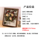 Jingji three-dimensional dried flower photo frame hollow 3cm shell specimens preserved flowers and plants framed picture frame table birthday gift walnut color 10 inches hollow 3cm 22*27cm
