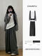 A complete set of plus size lazy style autumn outfits for slim and relaxed casual jackets, vests and wide-leg pants suits for women. ++2025ootd outfits. A complete set of ootd outfits. L L Reference 105-120Jin Jin is equal to 0.5 kg. Wear within 0.5kg