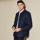 Antonio [90% Pired Wool + 10% Mulberry Silk] Printemps et veste à revers d'automne