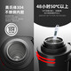 TIANXI Thermal Pot Cup Large Capacity Men's 316 Stainless Steel Insole Household Outdoor Thermos Bottle Portable Car Travel Kettle [Cost-performance Recommendation] Black + Strap Small Bowl 1L
