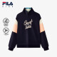 FILA children's clothing long-sleeved 2024 spring medium and large children's casual sports pullover sweatshirt
