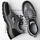 
Xinnan Labor Protection Shoes Men's new ultra-light breathable board shoes bag toe site old insurance not easy to slide hiking shoes autumn and winter work shoes gray [42 sizes feet can be thin and can be taken small size without steel plate]