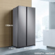 Samsung (Samsung) [Máquina oficial] Refrigerador de doble puerta de 655 litros Refrigerador de doble puerta de doble puerta para el flujo de aire con flujo de aire de flujo de aire de la frecuencia sin aire libre de frecuencias de conversión de frecuencia Desodorización de la luz de la luna RS62R5007M9/SC
