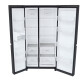 LGLG S652GTW16B Yubing-Serie Doppelter Kühlschrank Creme Weißglas Panel 655L großer Kapazität Kühlschrank