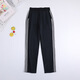 Buenpu School Uniformhosen für Grund- und Sekundarschüler im Frühjahr und Herbst Kinderkinder dunkelgraue Baseball -Uniformhose für Mädchen und Jungen graue Marine Blue School Hosen Grau Straight 677b 150 cm