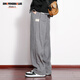 Dingfengbaoluo corduroy pants men's autumn casual pants American retro wide-leg loose large size HK9201 gray 3XL