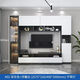 Armoire télévisée ouyakai simple moderne combinaison intégrée fond de pares mur haut salon léger affichage de luxe entoure