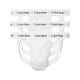Calvin Klein 3-pack men's underwear cotton stretch thong seamless breathable comfortable CK men's pants 9773220 White M (32-34)