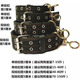 Yile Pet Medium and Large Dog Dog Collar Dog Chain Pet Supplies Dog Collar Collar Collar Medium-sized Dog Golden Retriever Collar Chain 4cm 65cm Double Hole (40-70Jin Jin is equal to 0.5kg)