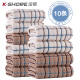 Ing hore toalla de algodón puro 10 paquetes de toallas algodón puro xinjiang algodón lavado de la cara del hogar y mujeres algodón de agua suave absorción de agua ga diez paquetes 1047 paquetes