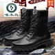Woodpecker genuine leather boots outdoor hiking shoes zipper Martin boots men's high top men's shoes waterproof snow boots men's boots black worker black high top zipper [standard model] flagship model 42
