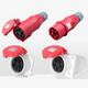威浦5芯16A32A防水工业插头明暗装插座CEE连接器6823TYP285weipu 16A5芯明装插座 TYP6623