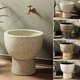 TVboop mop pool outdoor courtyard outdoor mop pool imitation stone mop pool Chinese garden basin pool wash mop sink tb013 mop pool (without drain)