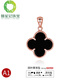 Fei Sheng Ji Fat Dong Lai same style 18k gold pendant without chain simple silver plated 18k rose gold necklace silver necklace pendant gold ornaments rose gold/black agate pendant (without chain)