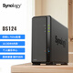 群晖（Synology）DS124NAS搭配1块6TB群晖HAT3300硬盘套装