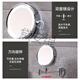 
Filling light with light mirror telescopic mirror without punching in bathroom hotel HD dressing mirror wall-mounted LED makeup mirror TQ-F1047 button switch 8 inch 3 times battery model