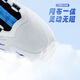 Hongxing Erke (ERKE) children's shoes autumn new sports shoes children's unisex knob buckle cushioning running shoes microcrystalline white/pool blue 36