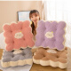 
Four Seasons Universal Cushion Futon Student Chair Push Butt Cushion Cookie Shaped Long-Sitting Pressure Reducing Butt Cushion Double-Side-Short Plush Gray 3893 Universal Model 40*40cm Strap