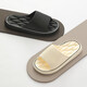 Bermu Qingchen's shit-slippers for men in summer wear 2025 new bathroom non-slip eva non-stinky feet household sandals for women gray 42-43 suitable for 41-42