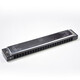 Tombo harmonica (TOMBO) Japanese imported gong 24-hole polyphonic C tune 6624P adult professional performance grade general 24-hole 6624p silver metal zither grid 12 pieces + universal harmonica bag VA-2412