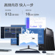 Harmony Office, Commercial Home Desktop Computer Host Desktop Conjunto de computadora Conjunto completo (12a generación Core i3-12100f 16G 512G gráficos independientes insignia)
