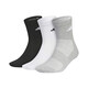 
Adidas men's socks women's socks 2025 summer new fashion sports socks sweat-absorbing and breathable medium-long tube socks JC9272 triple pair 3538-S
