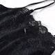 Jinsanta silk tube top spring and summer mulberry silk sexy lace anti-exposure strap tube top black 7100-7 M
