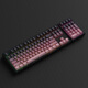 Belly Spirit MK870Pro/MK-Pad 108-key Blackberry side engraving mechanical keyboard Three-mode Obsidian Bluetooth wired wireless Bluetooth customized computer game office Three-mode Obsidian (including MK-Pad)-Blackberry side engraving Glacier Green Axle