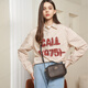 
CoaCH (COACH) Official Authorization Casual Simple Women's One-Shoulder Crossbody Bag Valentine's Day Gift Khaki with Black C9926IMCBI