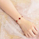 Bracelet de vacances romain gatmeet bracelet de crocodile à quatre feuilles de femme bracelet de nom de nom de nom ancienne femme et mère de la Saint-Valentin Bracelet de vacances romain + rouge bracelet crocodile à quatre feuilles rouges