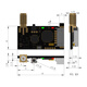 433/490M RF Network Transmisión LORA Serial Puerto Transceptor Comunicación Recibida Módulo inalámbrico SX1278 Kit de retransmisión de control inalámbrico