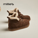 Miaoli Snow Boots Женские плоские плюшевые шлюзовые кружев