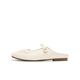 Tianmeiyi Sandalen tragen den gleichen Stil wie ein Einkaufszentrum, einteilige Bag-Toe Flat Sandals Pantoffeln, Frauenschuhe, Sommer BI831BH4 Beige 35
