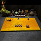 Chengyun Shangzun Golden Silk Nanmu Tea Tea Wood Madera Sólida Drenaje para el Drenaje de Kung Fu Kung Fu Té de la oficina Tabla de té de té de té P671
