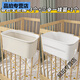 Xushansi Nachtkorb Hanges Korb Kopfteil Krippenablagerung Windungsbox Windel Hängende Beutel Baby Zimmer Schlafsaalbett graue Gehäuse * 3 + Drei-teiliger Hangkorb * 1 4 1. Stock