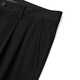 Sieben Marken -Männer -Businesshosen 2025 Frühlings- und Sommer Neue Doppelverzerrung gerade schlanker Anzug Long Hosen [leicht zu erledigen] 1050 Black 32