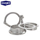 EGQBY 316L stainless steel clamp set 304 clamp + 2 welded joints + 1 PTFE gasket 219*3 chuck 235 stainless steel