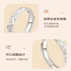 Drig Ring Pareja Ring Propuesta Sterling Propage Boy y Girl Birthday Gift para el regalo de aniversario de San Valentín chino para novias. Estilo de pareja estrellada, apertura ajustable